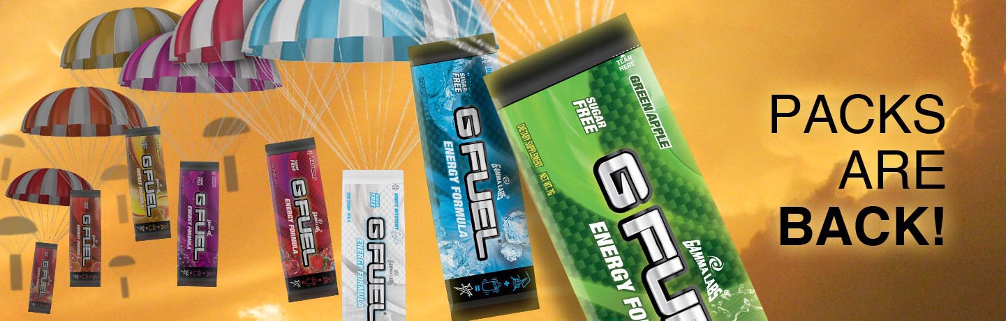 GFuel, Packs are back! (Poster)